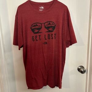 Shirt sale bundle and save-The North Face Get Lost tee-size XL-Red in color